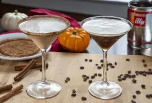 Holiday martinis - pumpkin & espresso
